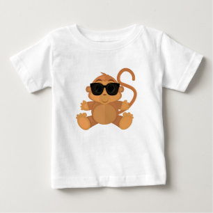 T-shirt Pour Bébé Cool Monkey