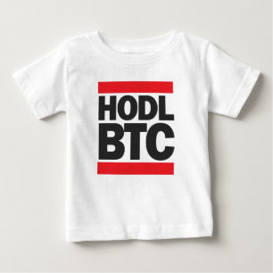 T-shirt Pour Bébé Copie drôle de HODL BTC Bitcoin Cryptocurrency