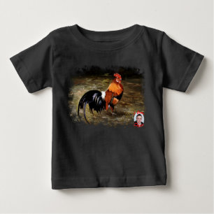 T-shirt Pour Bébé Coq/Gaulois/Rooster
