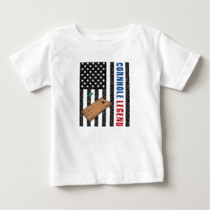 T-shirt Pour Bébé Cornhole Legend USA