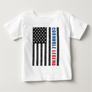 T-shirt Pour Bébé Cornhole Legend USA