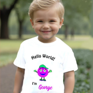 T-shirt Pour Bébé Corps rond mignon