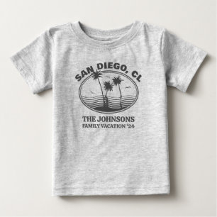 T-shirt Pour Bébé Correspondance personnalisée de vacances de la fam