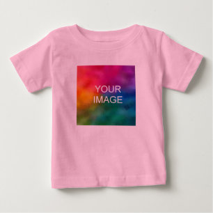 T-shirt Pour Bébé Couleur rose élégante personnalisée Modèle tendanc
