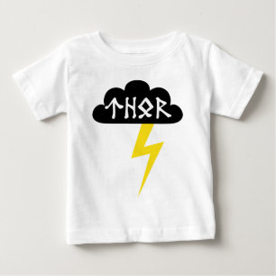 T-shirt Pour Bébé Coup de foudre de Thor