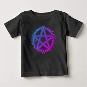 T-shirt Pour Bébé Couronne de Pentacle Lumineuse
