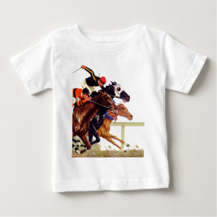 T-shirt Pour Bébé Course de pur sang