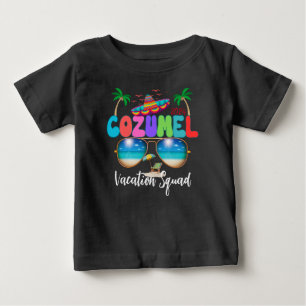 T-shirt Pour Bébé Cozumel Vacation Squad Soleil, sable et souvenirs