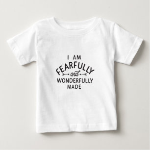 T-shirt Pour Bébé Craintivement et merveilleusement fait