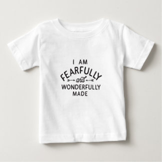 T-shirt Pour Bébé Craintivement et merveilleusement fait