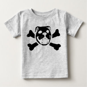 T-shirt Pour Bébé Crâne de bouledogue pour le bébé