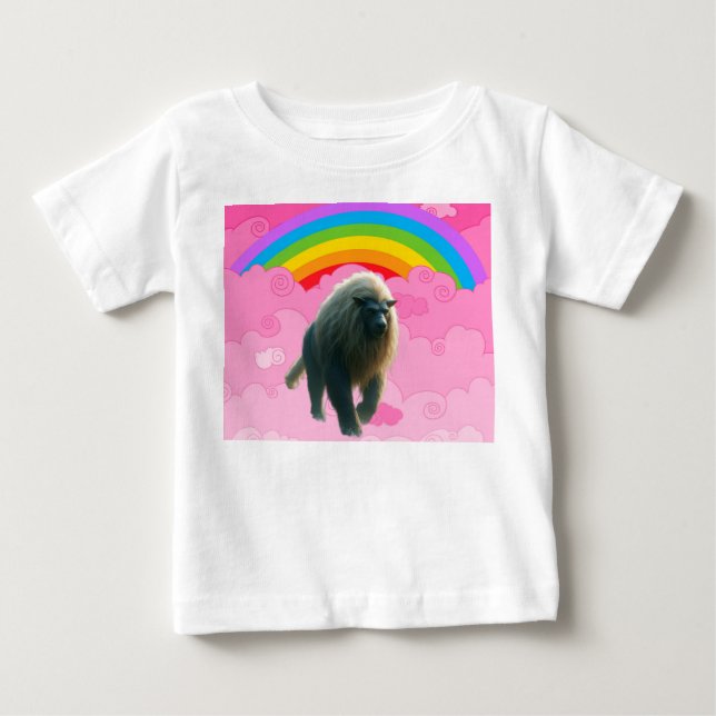 T-shirt Pour Bébé Créature de fantaisie.  (Devant)