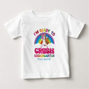 T-shirt Pour Bébé Créez votre propre jardin d'enfants Je suis prêt à