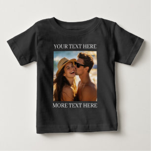 T-shirt Pour Bébé Créez votre propre photo et texte