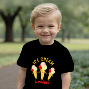 T-shirt Pour Bébé crème glacée Yummy