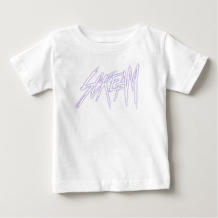 T-shirt Pour Bébé Crier Enfant Pleurant Crier cri Todler Calligraphi