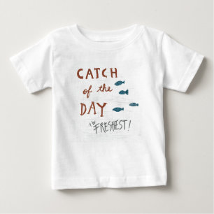 T-shirt Pour Bébé Crochet côtier de l'art   du jour