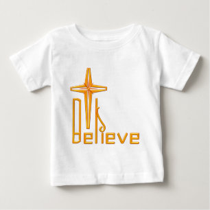 T-shirt Pour Bébé Croire chrétien
