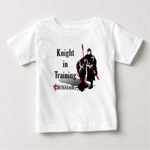 T-shirt Pour Bébé Croisé de bastion - chevalier dans la formation -