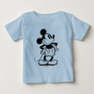 T-shirt Pour Bébé Croquis classique de souris Mickey