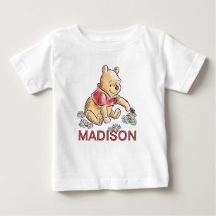 T-shirt Pour Bébé Croquis personnalisé de Winnie l'ourson classique