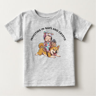 T-shirt Pour Bébé Crypto bébé