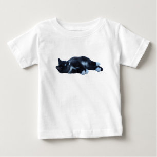 T-shirt Pour Bébé Cuisine tuxie noire et blanche