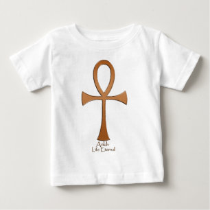 T-shirt Pour Bébé Cuivre égyptien ANKH