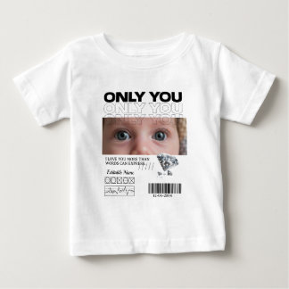 T-shirt Pour Bébé Custom Image, name & Text | Personalized