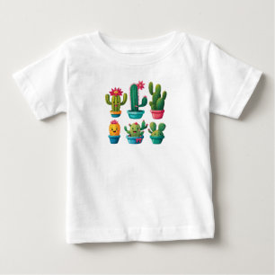 T-shirt Pour Bébé Cute Cactus