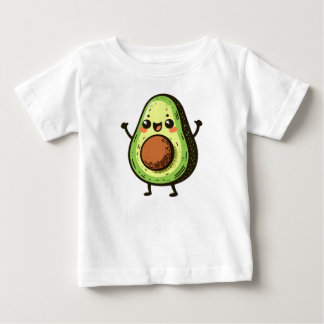 T-shirt Pour Bébé Cute Chibi Avocado