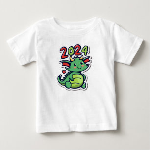 T-shirt Pour Bébé Cute Dragon 2024