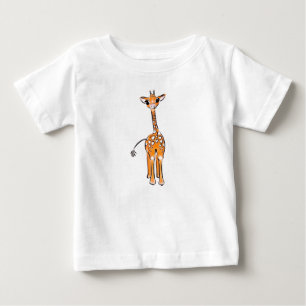 T-shirt Pour Bébé Cute Giraffe drawing, safari animals