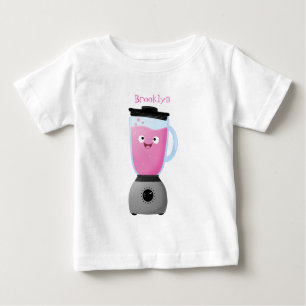 T-shirt Pour Bébé Cute happy food mixender cuisine appareil dessin a