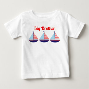 T-shirt Pour Bébé Cute Nautique Voilier Personnalisé Enfants
