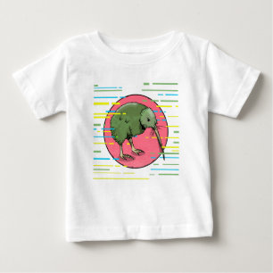 T-shirt Pour Bébé Cute Nouvelle-Zélande Kiwi
