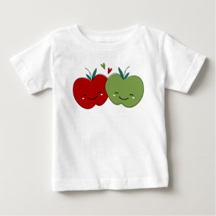 T-shirt Pour Bébé Cute pomme