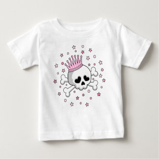 T-shirt Pour Bébé Cute Princess Skull