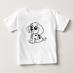 T-shirt Pour Bébé Cute Puppy Kids chien mignon animal de compagnie