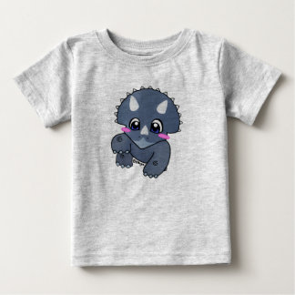 T-shirt Pour Bébé Cute triceratops