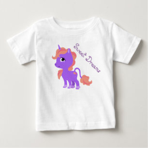 T-shirt Pour Bébé Cute Unicorn Baby