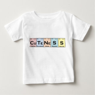 T-shirt Pour Bébé CuTeNeSS éléments périodiques pour bébé