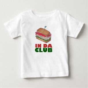 T-shirt Pour Bébé Da Club Turkey Club Sandwich Diner Foody Diner