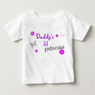 T-shirt Pour Bébé Daddy lil princess