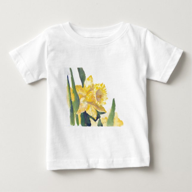 T-shirt Pour Bébé Daffodiques de printemps (Devant)