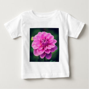 T-shirt Pour Bébé Dahlia rose