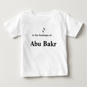 T-shirt Pour Bébé Dans les pas de… Abu Bakr