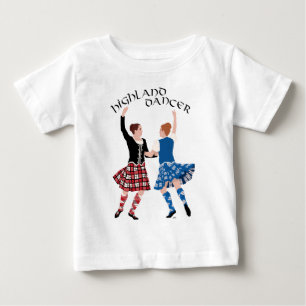 T-shirt Pour Bébé Danse de Highland écossaise Reel