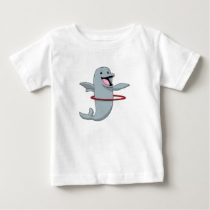 T-shirt Pour Bébé Dauphin à Endurance entraînement avec pneus Fitnes