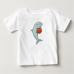T-shirt Pour Bébé Dauphin au Basketball Sports